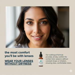 No More Dry Contact Lenses - Sublingual Eye Support
