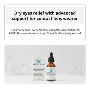 No More Dry Contact Lenses - Sublingual Eye Support