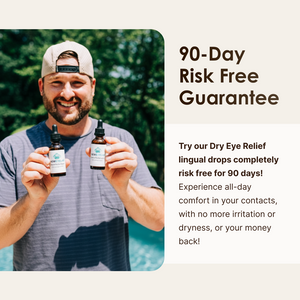 No More Dry Contact Lenses - Sublingual Eye Support