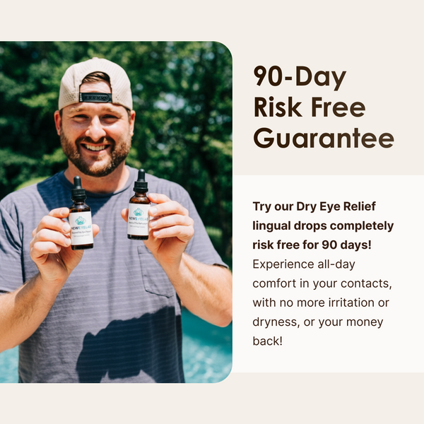 No More Dry Contact Lenses - Sublingual Eye Support